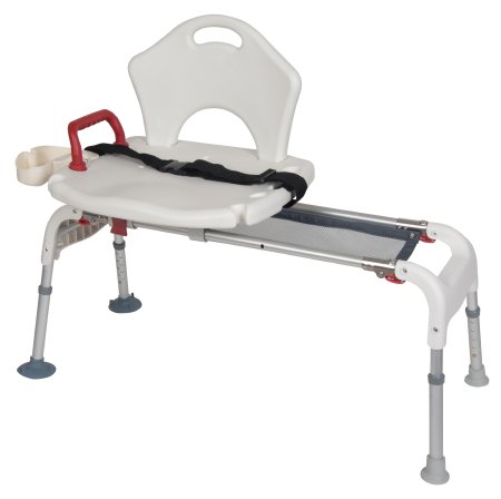 drive - Bath Transfer Bench Fixed Handle 21 to 25 Inch Seat Height 300 lbs. Weight Capacity - RTL12075