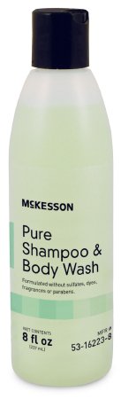 McKesson McKesson Pure Shampoo and Body Wash 8 oz. Squeeze Bottle Unscented - 53-16223-8