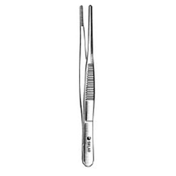 Sklar Instruments Forcep Dressing Sklarlite Xd 4-1/2" Serrated Straight Stainless Steel Ea - 23-2834