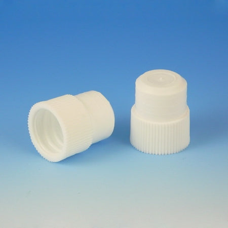 Globe Scientific - Tube Closure Polyethylene Plug Cap Yellow For 16 mm Test Tubes NonSterile - 116142Y