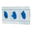 Bowman Manufacturing - Glove Box Holder Horizontal or Vertical Mounted 3-Box Capacity White 3.75 X 8.16 X 16.32 Inch Coated Wire - GL033-0613