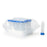 McKesson - Centrifuge Tube Conical Bottom Plain 30 X 115 mm 50 mL Blue Screw Cap Polypropylene Tube - 177-6289