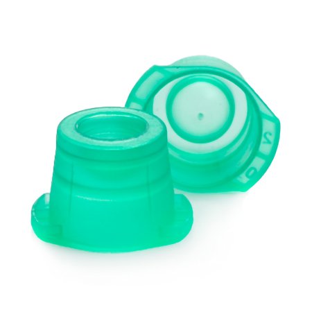McKesson - Tube Closure Polyethylene Snap Cap Green 12 mm / 13 mm / 16 mm (Universal) Fits Most 12mm, 13mm and 16mm Evacuated Glass Blood Collection Tubes and Plastic Test Tubes NonSterile - 177-118115G