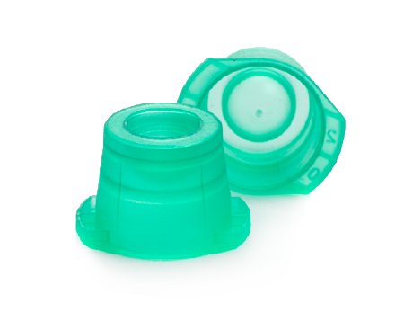 McKesson McKesson Tube Closure Polyethylene Snap Cap Green 12 mm / 13 mm / 16 mm (Universal) Fits Most 12mm, 13mm and 16mm Evacuated Glass Blood Collection Tubes and Plastic Test Tubes NonSterile - 177-118115G