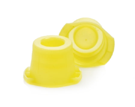McKesson McKesson Tube Closure Polyethylene Snap Cap Yellow 12 mm / 13 mm / 16 mm (Universal) Fits Most 12mm, 13mm and 16mm Evacuated Glass Blood Collection Tubes and Plastic Test Tubes NonSterile - 177-118115Y