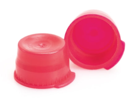 McKesson McKesson Tube Closure Polyethylene Snap Cap Red 13 mm For Use with 13 mm Blood Drawing Tubes, Glass Test Tubes, Plastic Culture Tubes NonSterile - 177-113146R