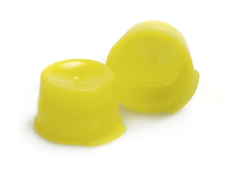 McKesson McKesson Tube Closure Polyethylene Snap Cap Yellow 13 mm For Use with 13 mm Blood Drawing Tubes, Glass Test Tubes, Plastic Culture Tubes NonSterile - 177-113146Y