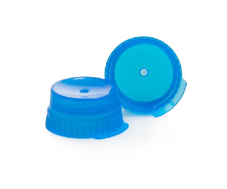 McKesson - Tube Closure Polyethylene Snap Cap Blue 16 mm For Use with 13 mm Blood Drawing Tubes, Glass Test Tubes, Plastic Culture Tubes NonSterile - 177-113148B