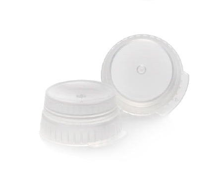 McKesson McKesson Tube Closure Polyethylene Snap Cap Natural 16 mm For Use with 13 mm Blood Drawing Tubes, Glass Test Tubes, Plastic Culture Tubes NonSterile - 177-113148C