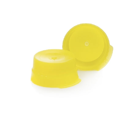 McKesson McKesson Tube Closure Polyethylene Snap Cap Yellow 16 mm For Use with 16 mm Blood Drawing Tubes, Glass Test Tubes, Plastic Culture Tubes NonSterile - 177-113148Y