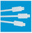 Uline - Identification Tag Custom Write On White 1/2 X 1-1/8 Inch 0.295 X 7 Inch 1000 per Case - S-2934