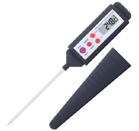 Control 3 Holdings LLC Traceable Pocket Thermometer Fahrenheit / Celsius -58° to 572°F (-50° to 300°C) Stainless Steel Probe Pocket Clip Battery Operated - 4350