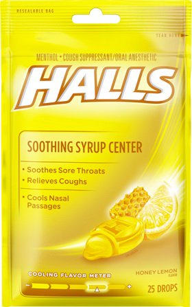 Halls - Cold and Cough Relief 9.1 mg Strength Lozenge 20 per Box - 31254662872