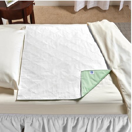 SleepDri - Underpad with Tuckable Flaps 34 X 36 Inch Reusable Polyester / Rayon Light Absorbency - 1957