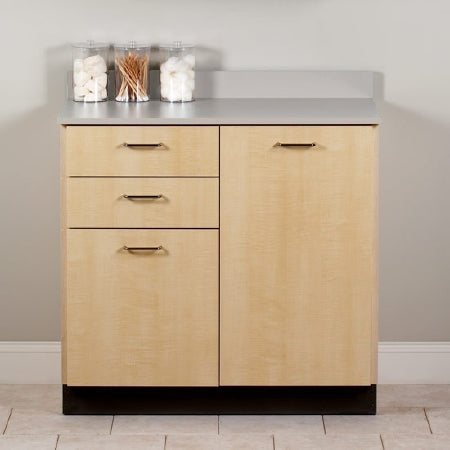 Quick Care - Base Cabinet Floor Standing Laminate 2 Drawers 2 Shelves - 8036-0GR-1MP-2MP-5C