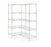 Intermetro Industries Super Erecta Brite Shelving Starter Unit 4 Shelves - N356BR