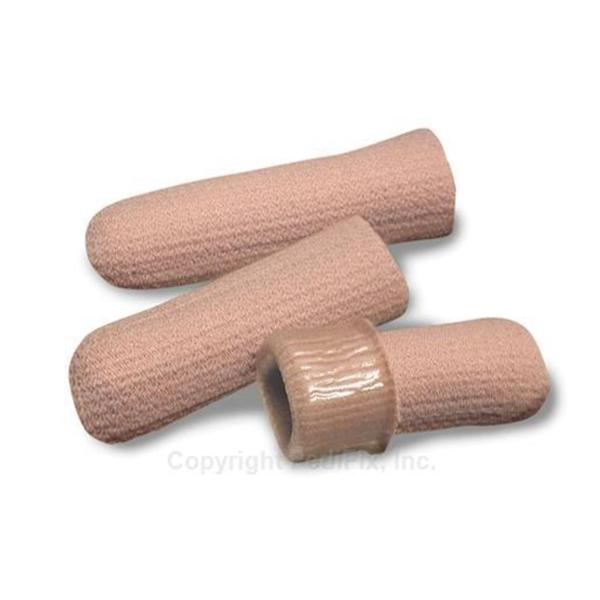 Pedifix Cap Protector Visco-Gel Toe Mesh/Ribbed Knit Seamless Beige Sz Small/Medium 6/Pk - 1056