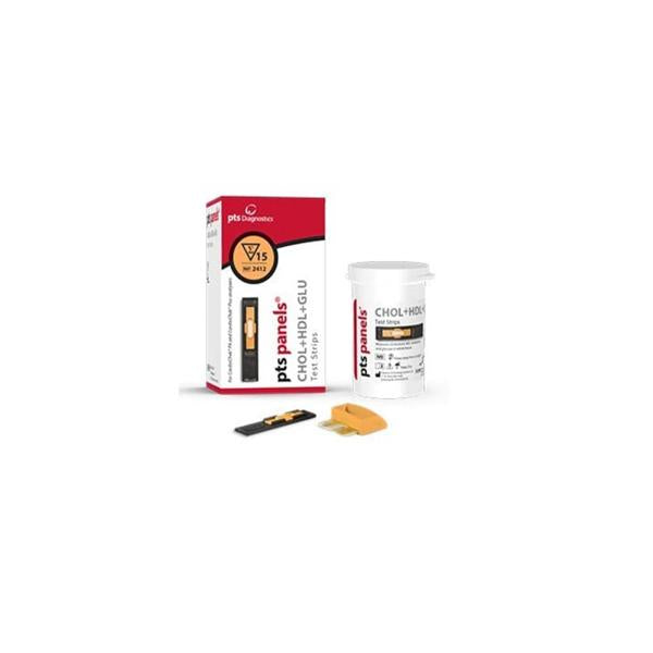 Polymer Technology Systems Cardiochek Chol/Hdl/Glu Test Strip Panel 1/Bx - 2412