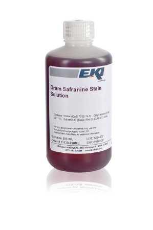 Ek Industries - Gram Safranin Stain Solution 250 mL - 11120-250ML