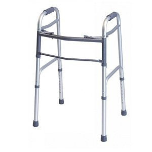 Graham-Field Lumex Everyday Dual Release Walker Aluminum Frame 300 lbs. Weight Capacity 32-1/4 to 39-1/4 Inch Height - 716070A-1