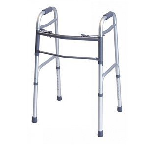 Lumex Everyday - Dual Release Walker Adjustable Height Aluminum Frame 300 lbs. Weight Capacity 32-1/4 to 39-1/4 Inch Height - 716070A-1