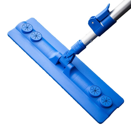 PharmaMOP - Cleanroom Mop Frame with Handle 3-3/4 X 15 Inch Frame / 36 to 61 Inch Handle Locking Connection Aluminum - FT416D