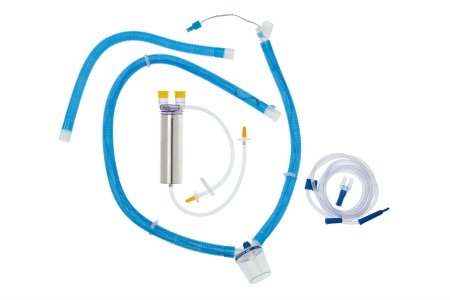 ISO-Gard - ISO-GARD Ventilator Circuit Corrugated Tube 72 Inch Tube Single Limb Adult Without Bag Single Patient Use Heated Circuit - HUD88019KIT