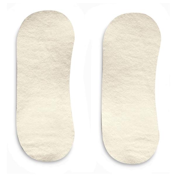 Hapad Grip Heel Wool/Felt White Size One Size Fits All 1/Pair - HG