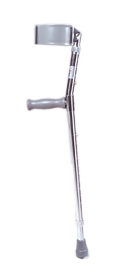 Fabrication Enterprises Fabrication Enterprises Forearm Crutches Tall Adult Aluminum Frame 300 lbs. Weight Capacity - 43-2060