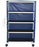 MJM International - Linen Cart with Cover 4 Shelves 125 lbs. per Shelf Weight Capacity PVC 3 Inch Twin Casters - 345-4C-3