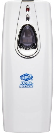 Healthlink Clorox Odor Defense Fragrance Dispenser White Plastic Automatic Spray 6 oz. Wall Mount - 31793