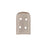 Miltex-Integra Guard Instrument Tip Tip-It Silicone 2X16X25.4Mm #8 Brown 50/Pk - 3-2508T