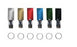 Miltex Integra Container ID Tag Snap On Black 1/2 X 2-3/8 Inch - 775125