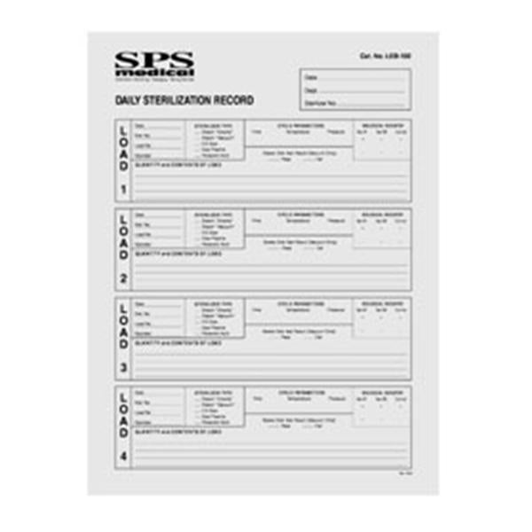 SPS Medical Envelope Load Record 8.5 In X 11 In 100/Pk - LEB-100