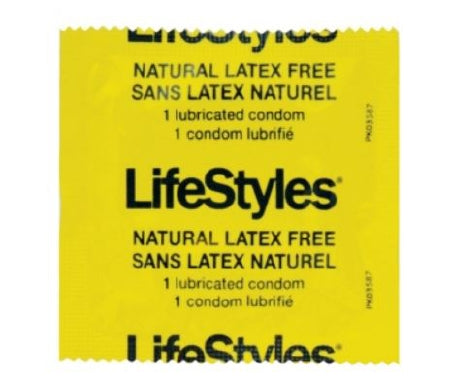 Global Protection Corporation LifeStyles Condom Lifestyles Lubricated One Size Fits Most 1000 per Case - A5900C