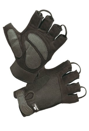 Patterson Medical Supply ShearStop Push Glove Half Finger X-Large Black Hand Specific Pair - 552522