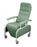 Graham-Field Lumex Preferred Care 565DG Recliner Chair Blue Ridge Vinyl Upholstered Wheel Lock on Right Rear Casters Wheel Lock on Right Rear Casters - FR565DG427