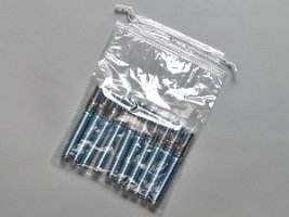 Pull-Tite - Reclosable Bag 12 X 18 Inch Plastic Clear Drawstring Closure - DS21218
