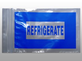 Elkay Plastics - Reclosable Refrigerate Bag 12 X 15 Inch LDPE Clear / Blue Seal Top Closure - F21215BREF