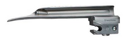 Sun Med GreenLine Laryngoscope Blade Miller German Size 1-1/2 Small Child - 5-5273-15