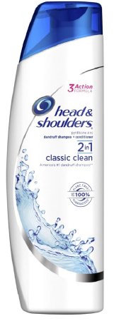 Head & Shoulders Classic Clean - Dandruff Shampoo 13.5 oz. Flip Top Bottle Scented - 00037000913559