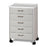 Clinton Industries - Treatment Cabinet Mobile Laminate 5 Drawers 1 Shelf - 8950-A