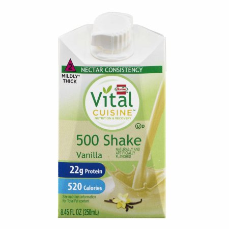 Hormel Food Sales Hormel Vital Cuisine 500 Shake Oral Supplement Vanilla Flavor 8.45 oz. Carton Ready to Use - 72504