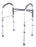 Carex - Bathroom Safety Rail White / Gray Aluminum - FGB36900 0000