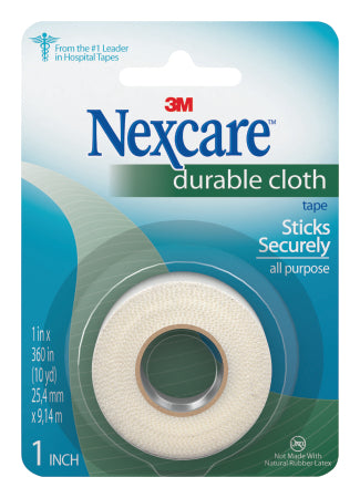 3M Nexcare Medical Tape Cloth 1 Inch X 10 Yard White NonSterile - 791-1PK
