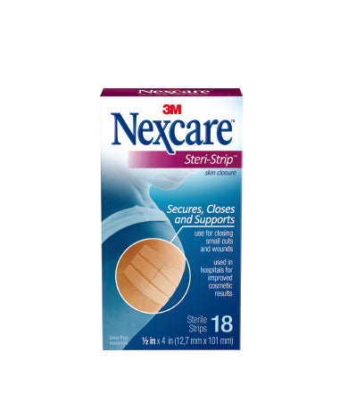 3M nexcare steri strip Skin Closure Strip 1/2 X 4 Inch White - H1547