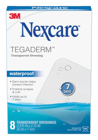 3M Nexcare Tegaderm Transparent Dressing Rectangle 2-3/8 X 2-3/4 Inch 2 Tab Delivery Without Label Sterile - H1624