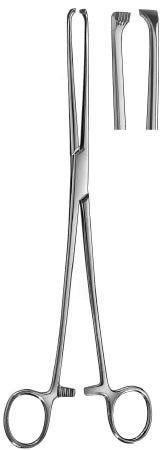 Fine Surgical - Tissue Forceps Allis 10 Inch Length 5 X 6 Teeth - 21-389