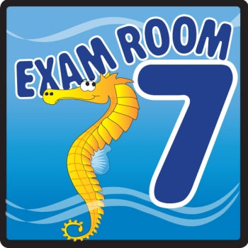 Clinton Industries Clinton Room Sign Exam Room 7 - EX 7
