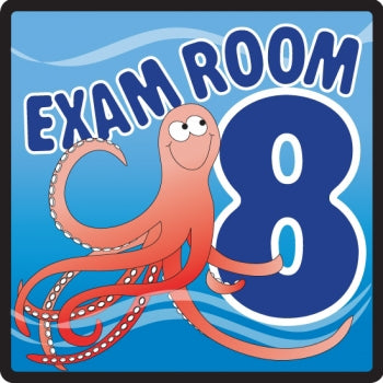 Clinton Industries Clinton Room Sign Exam Room 8 - EX 8
